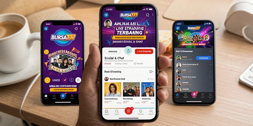 Tampilan antarmuka BURSA777 yang menarik dan fungsional untuk Live Streaming.