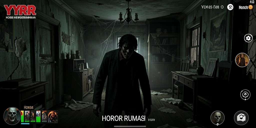 Tampilan menakutkan dari game YYRR dengan suasana mencekam.