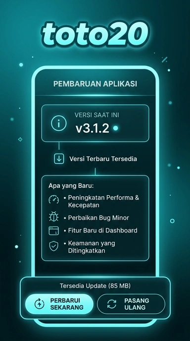 Tampilan riwayat versi toto20